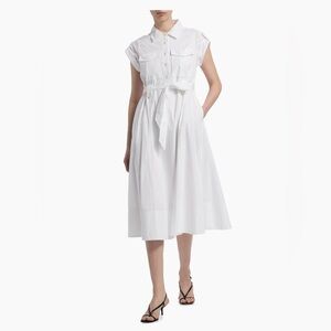Derek Lam 10 Crosby Belted Midi Dress